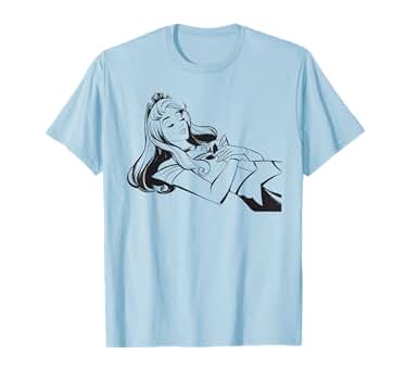 Amazon | ディズニー 眠れる森の美女 オーロラ姫の夢 Tシャツ